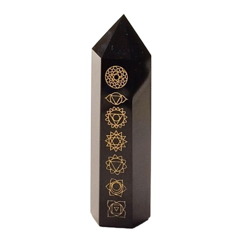 Punta Obsidiana Chakras