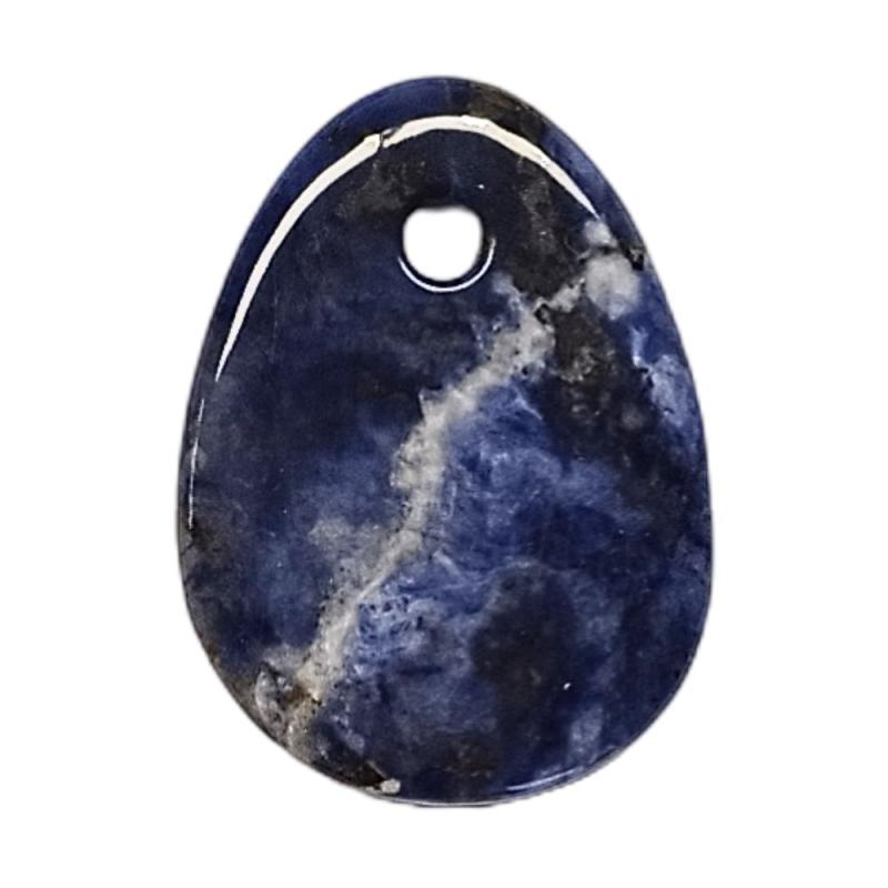 Colgante Plano Sodalita (4x3cm)