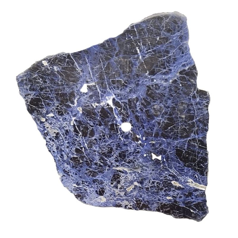 Sodalite Plate with hole (20-24cm)