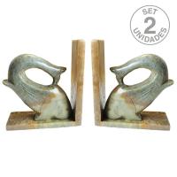 Sujetalibros Pez de Esteatita (Set 2 Un.)