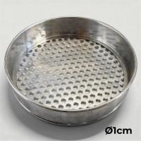 Tamiz en acero inoxidable (interior ø1cm)