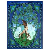 Tree of live Cotton Tapestry (132 x 193cm)