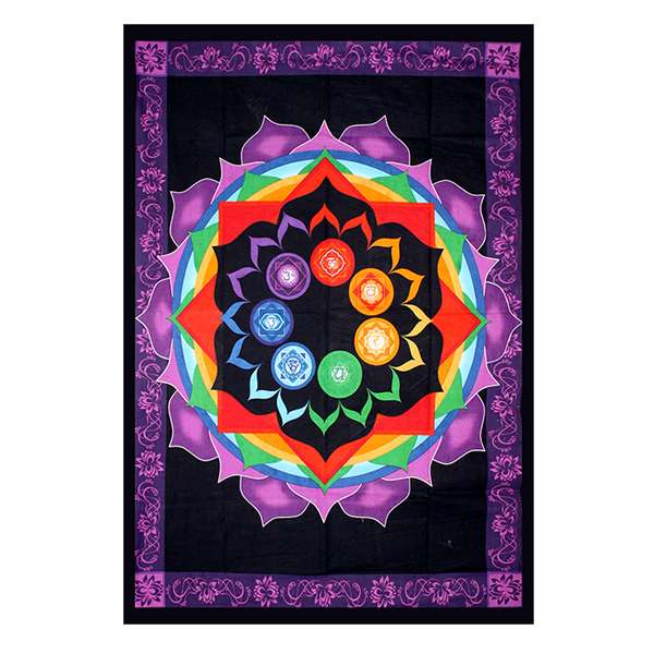 Tela Chakra Arcoiris (132 x 193cm)
