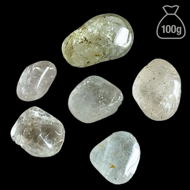 Topaze Bleue Qualité "A". Sac 100g