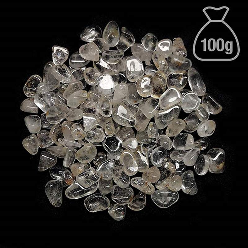 Topaz "Silver" Tumbled. Bag 100g