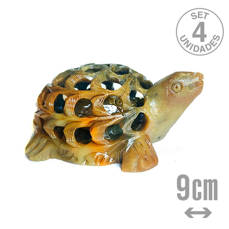 Tortugas de Esteatita. Set 4 Un.