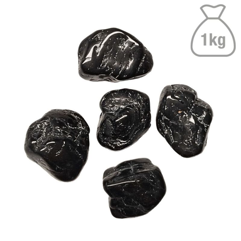 Turmalina Negra Rodado Mediano. Bolsa 1kg