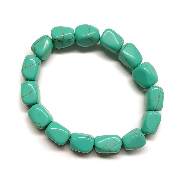 Bracelet Turquenite Roulée Irrégulier