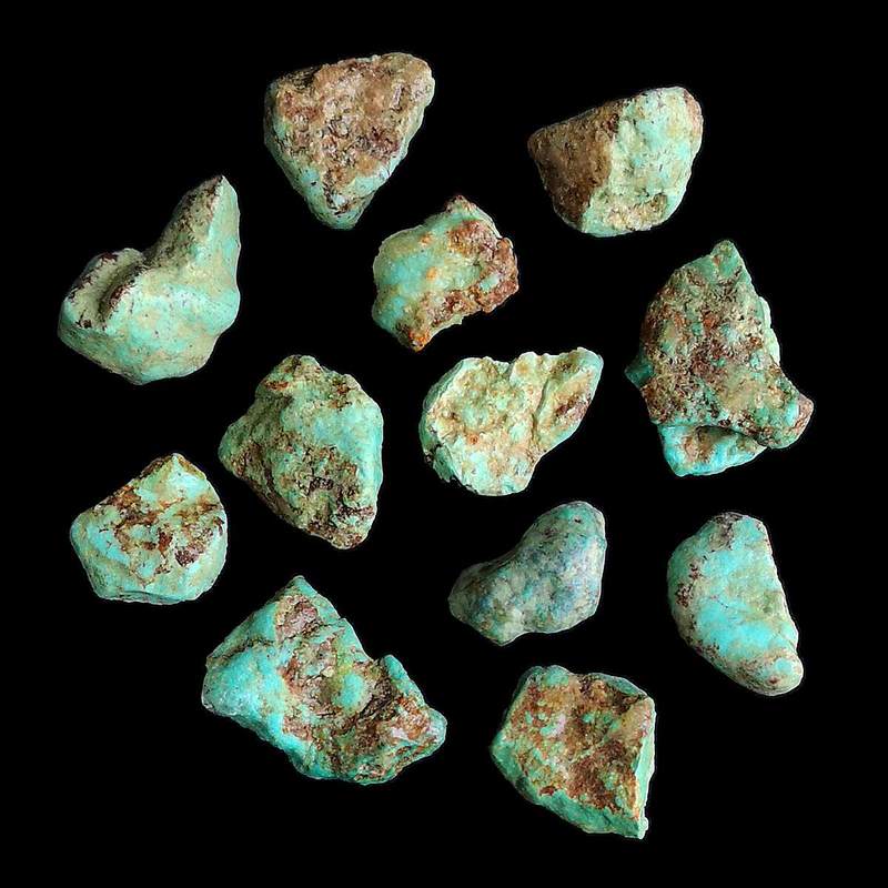 Turquoise Naturelle. Prix par 100g