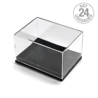 Caja Plástico 56x42x33mm. Set 24un. Base Negra