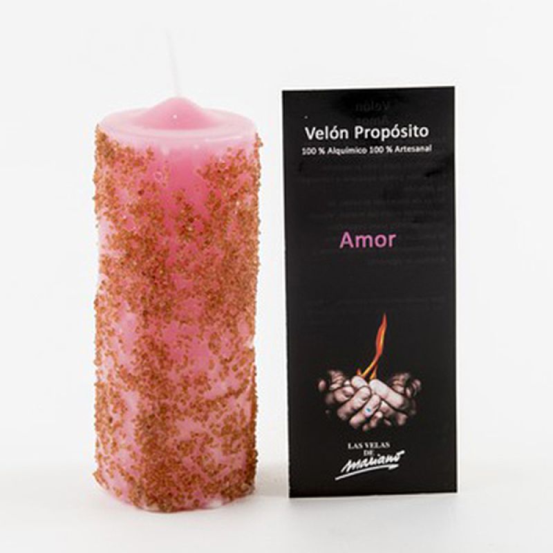 Velón Propósito "Amor" (Las velas de Mariano)