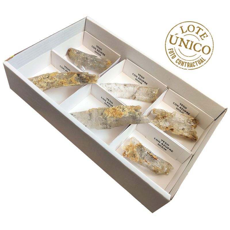 Yeso con Azufre (Sicilia) (6x8). Set 6un.