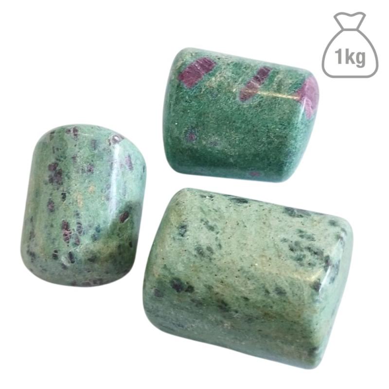 Rubí-Zoisita Rodado Grande. Bolsa 1kg